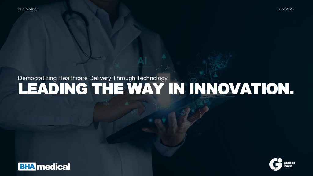 Partner presentation slide 1: Healthcare innovation
